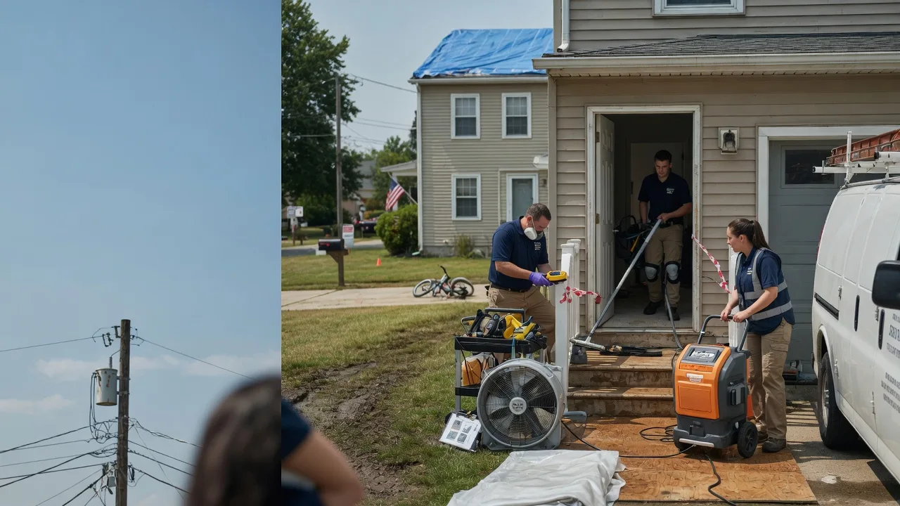 Water Damage Repair in Sciota, IL near me